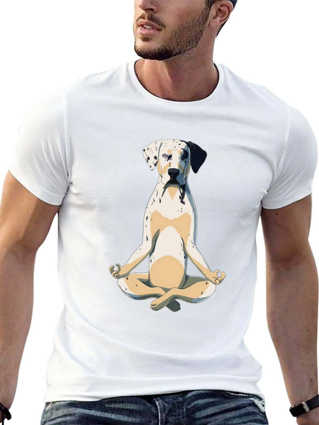 Yoga Dog T-Shirt - Relaxed Canine Tee