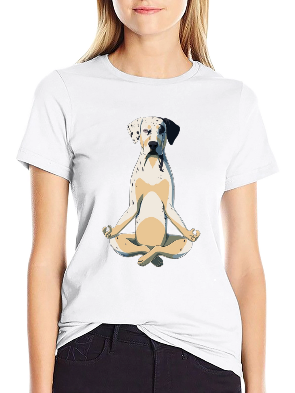 Yoga Dog T-Shirt - Relaxed Canine Tee