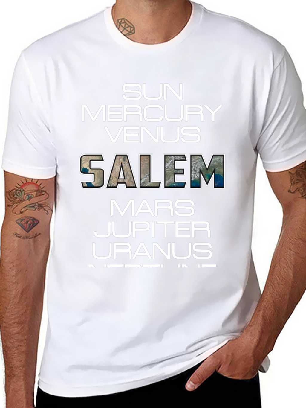 Salem Planet T-Shirt | Outer Space Fan Apparel