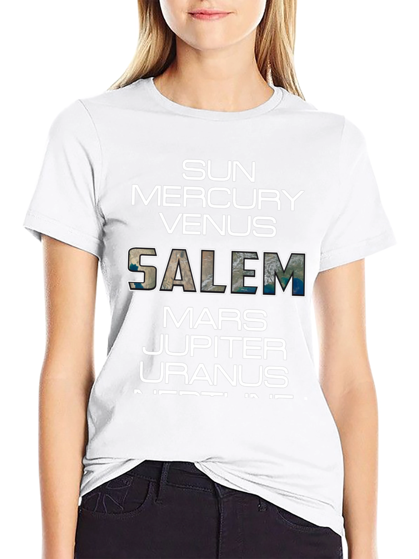 Salem Planet T-Shirt | Outer Space Fan Apparel