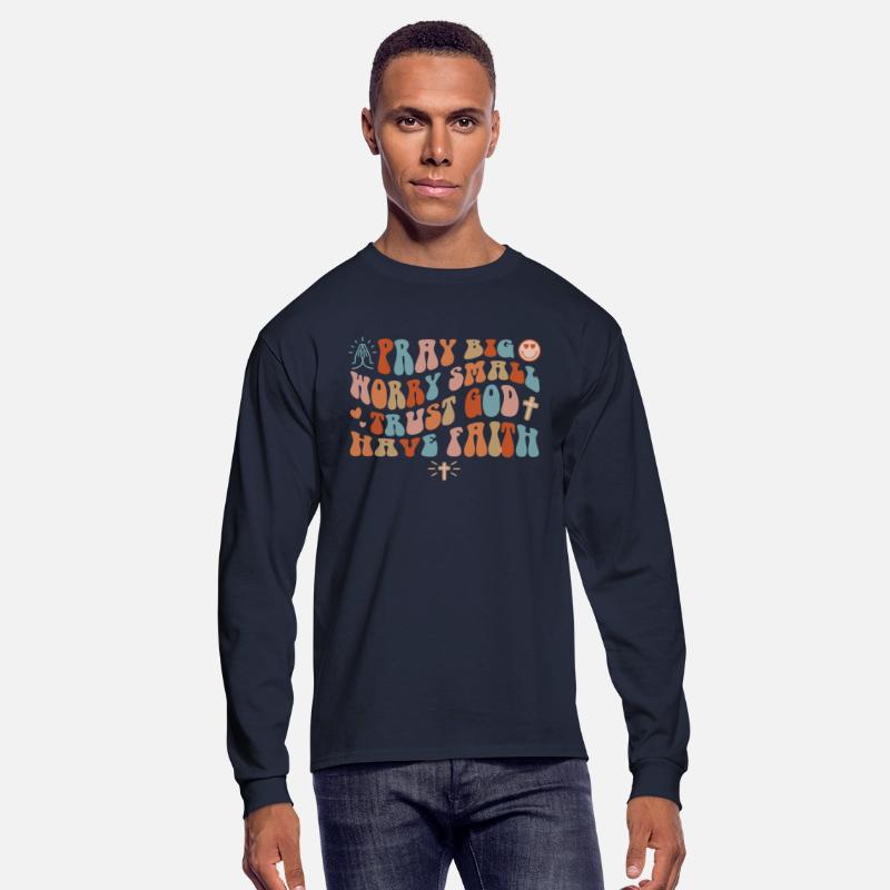 PRAY BIG WORRY SMALL TRUST GOD LAUGH MORE STRESS L