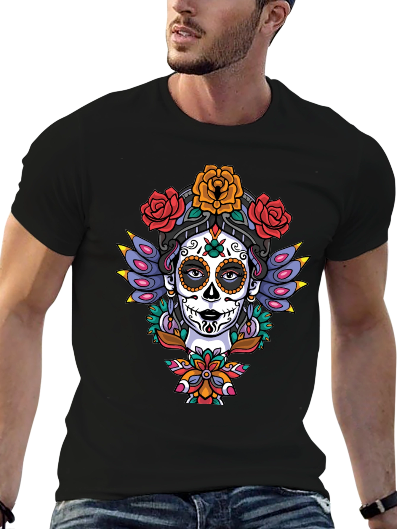 Day of the Dead Sugar Skull T-Shirt