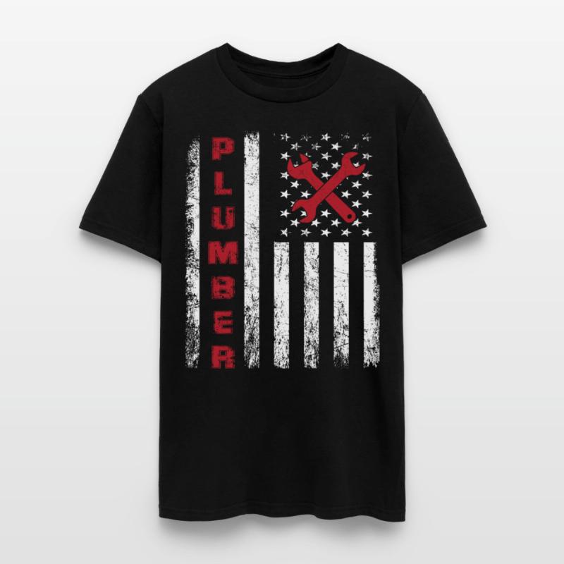 Proud plumber design for american patriots