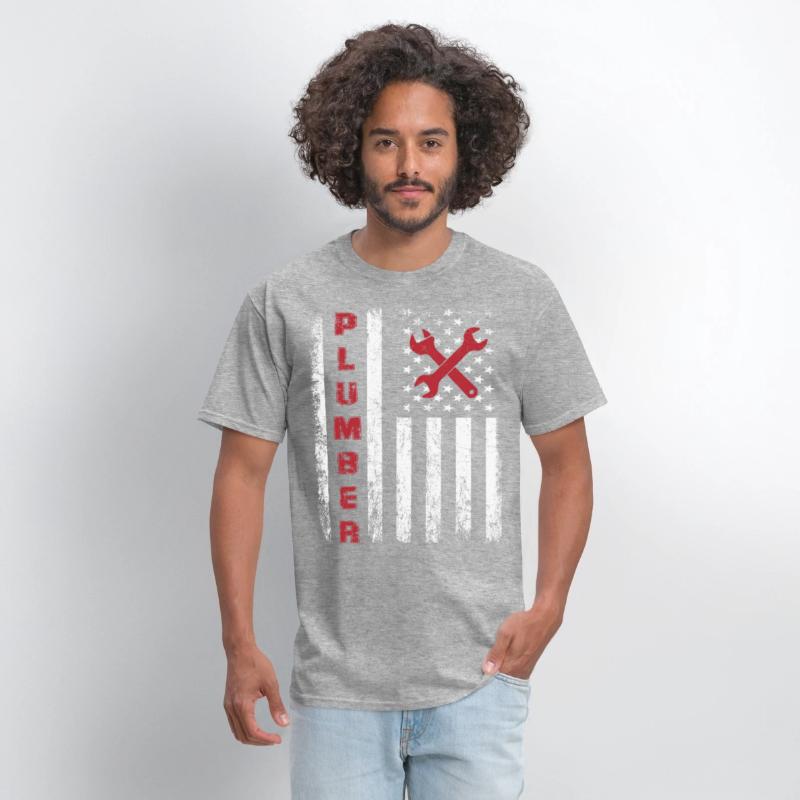 Proud plumber design for american patriots