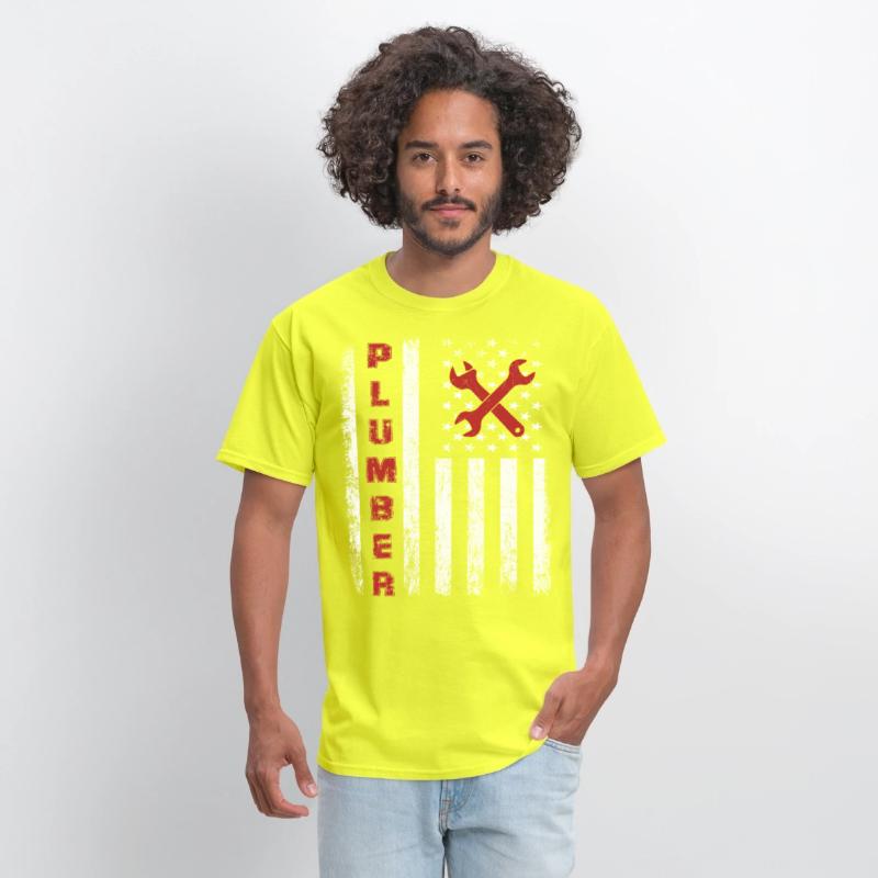 Proud plumber design for american patriots