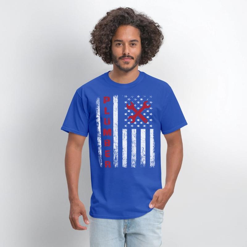 Proud plumber design for american patriots