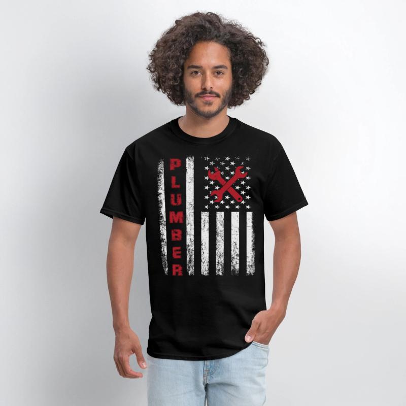 Proud plumber design for american patriots
