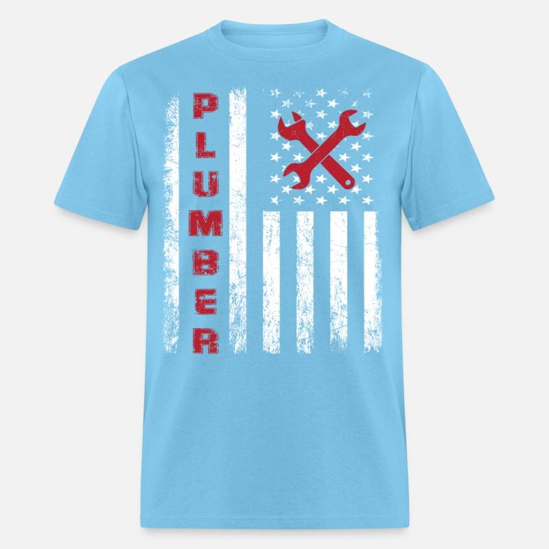 Proud plumber design for american patriots