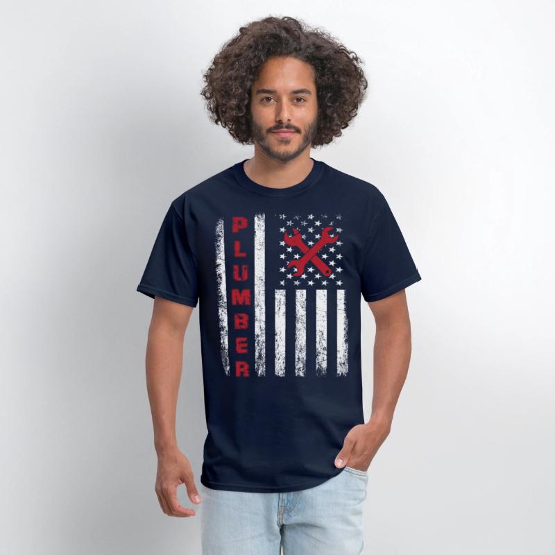 Proud plumber design for american patriots