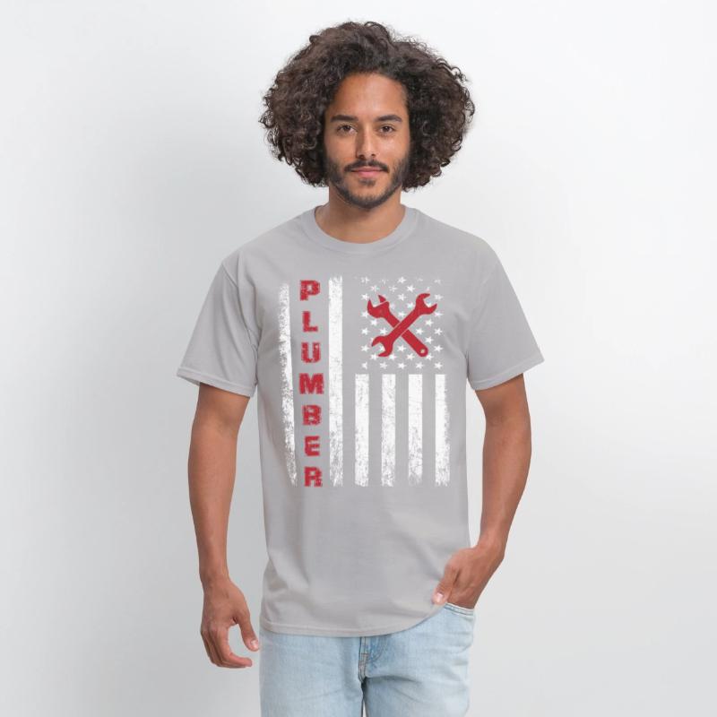 Proud plumber design for american patriots