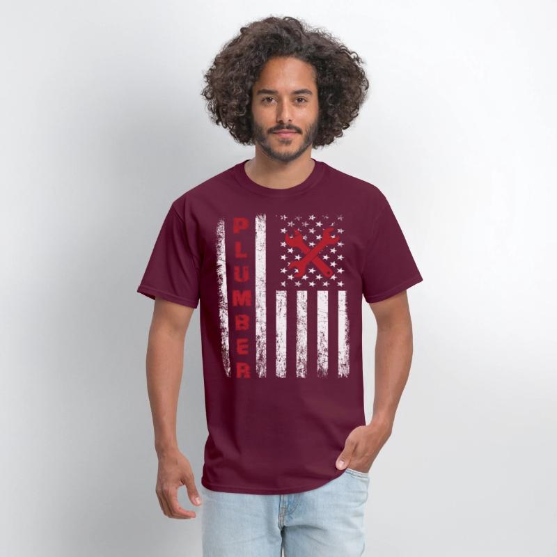 Proud plumber design for american patriots