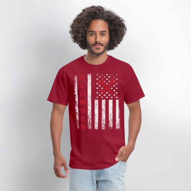 Proud plumber design for american patriots
