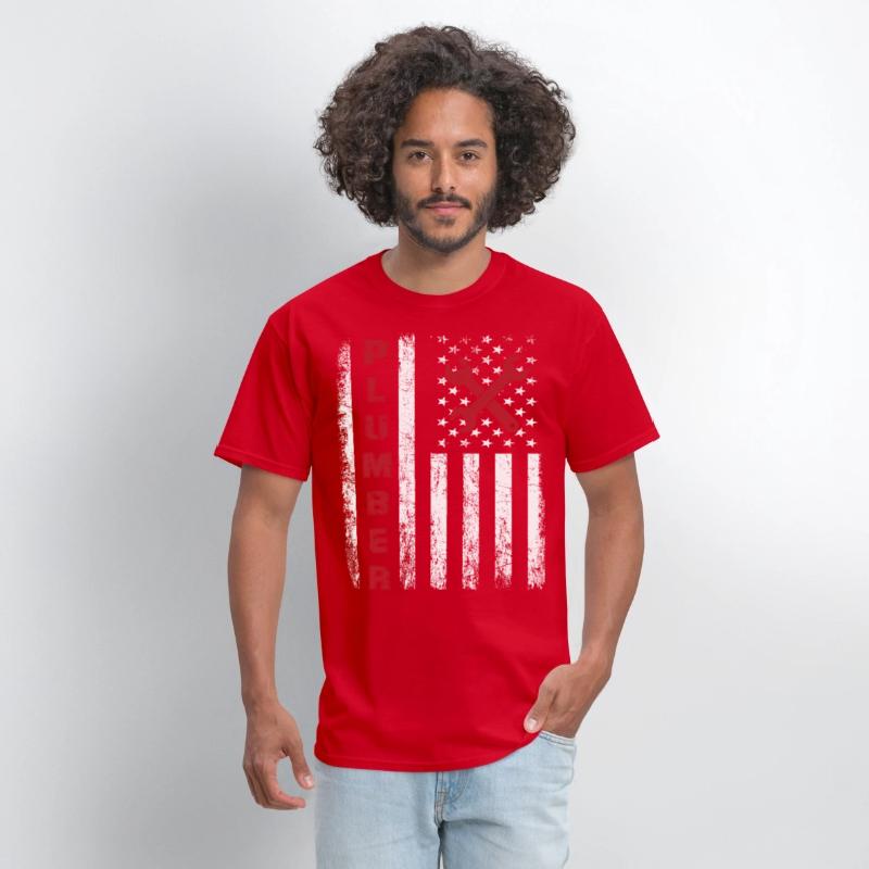 Proud plumber design for american patriots