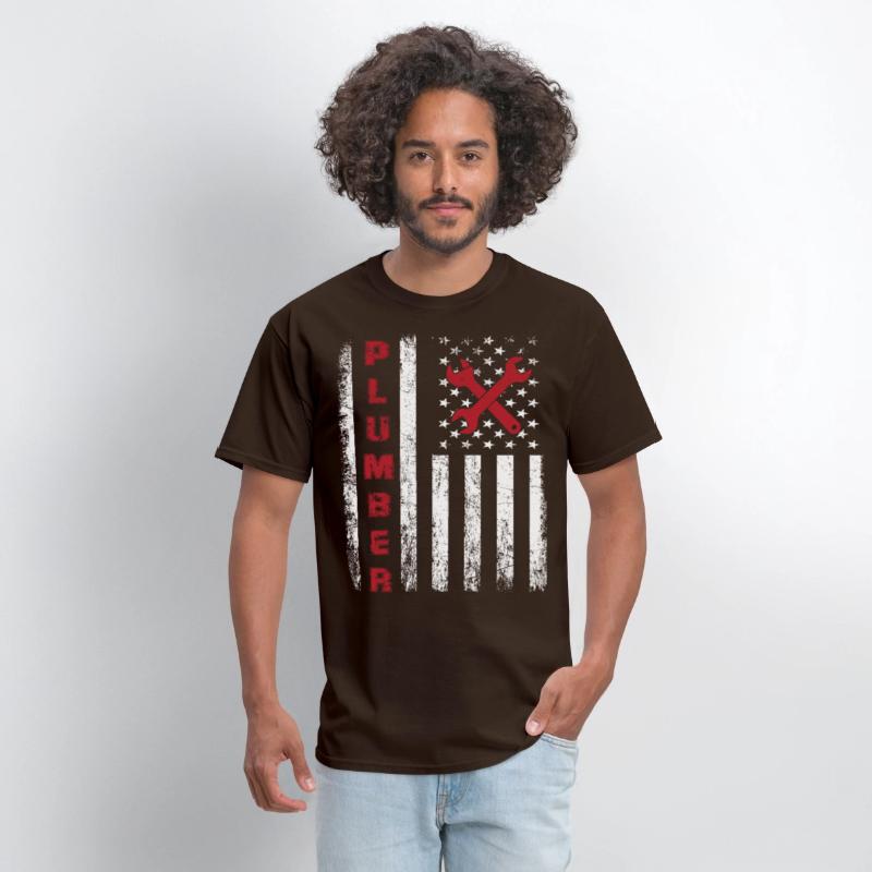 Proud plumber design for american patriots