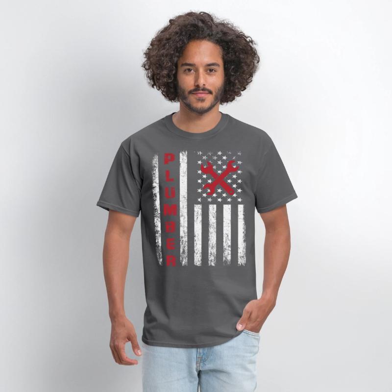 Proud plumber design for american patriots