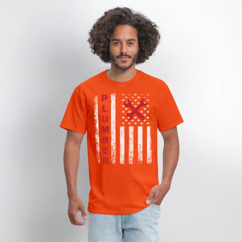 Proud plumber design for american patriots