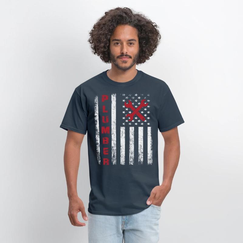 Proud plumber design for american patriots