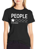 People 1-Star Not Recommended Graphic Tee