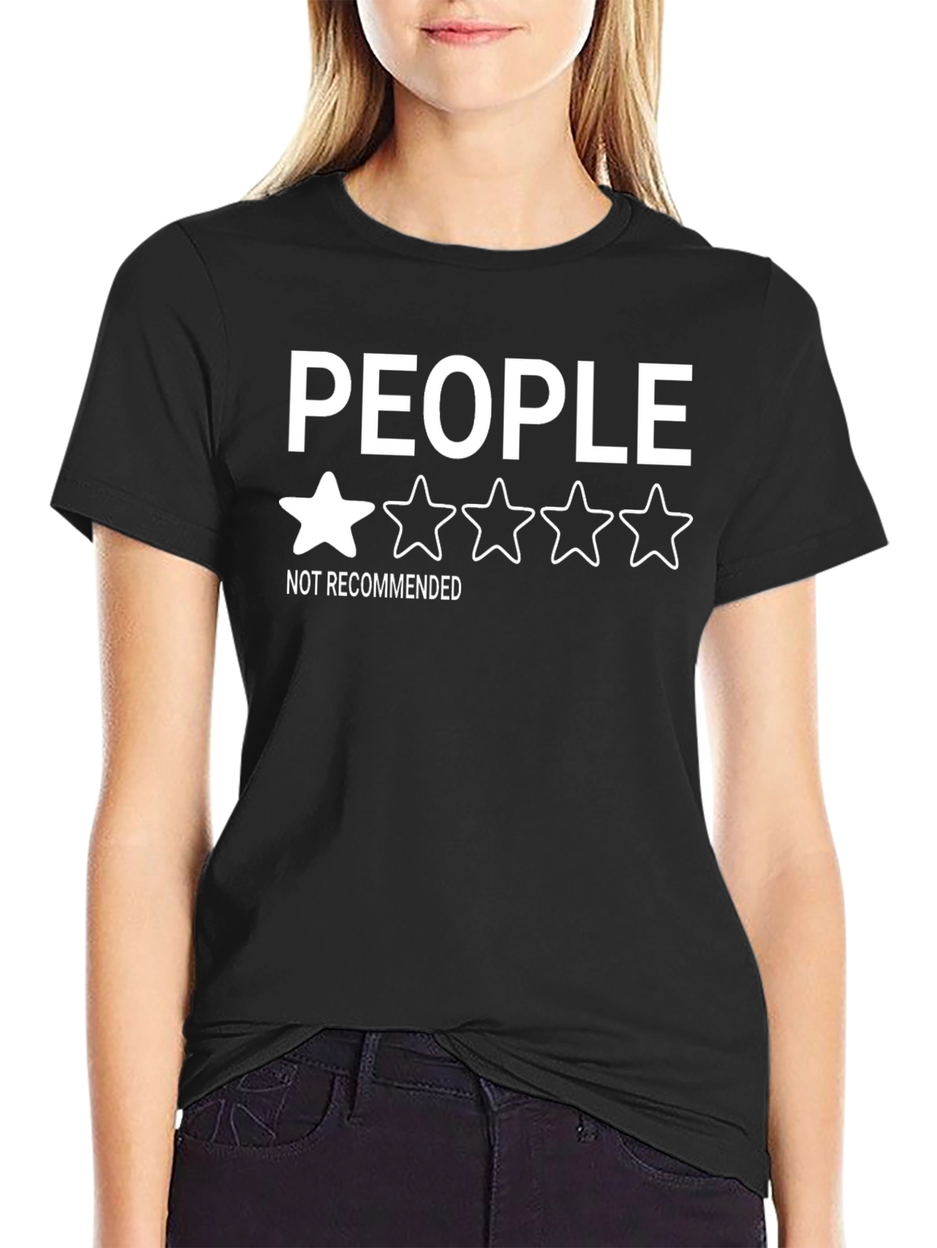 People 1-Star Not Recommended Graphic Tee