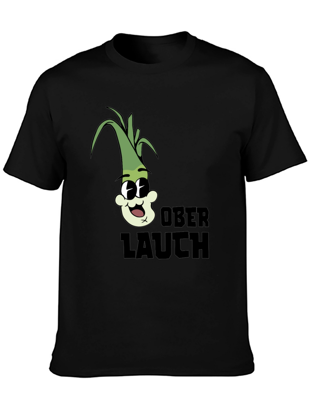 Ober Lauch Cartoon Character Graphic Tee