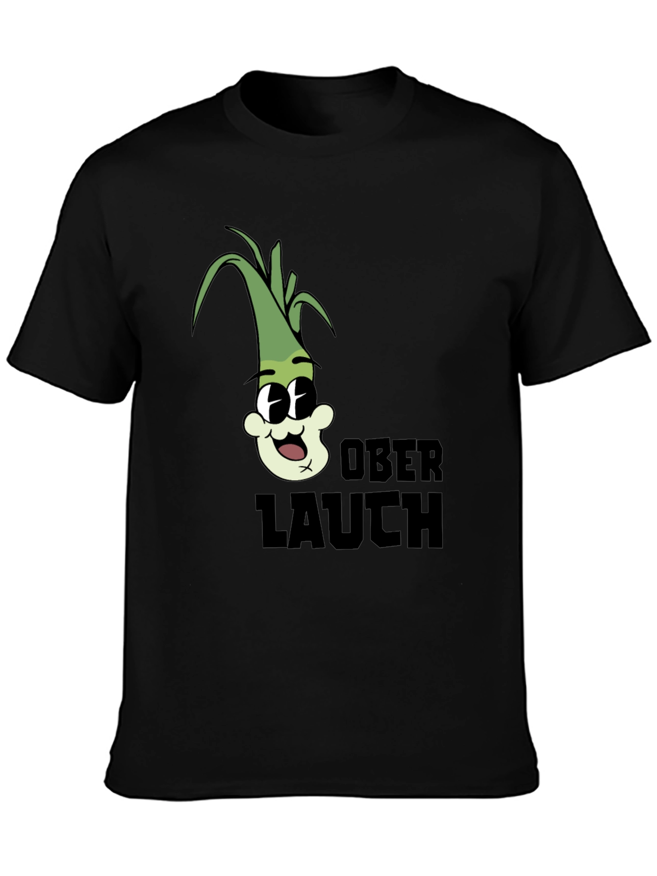 Ober Lauch Cartoon Character Graphic Tee
