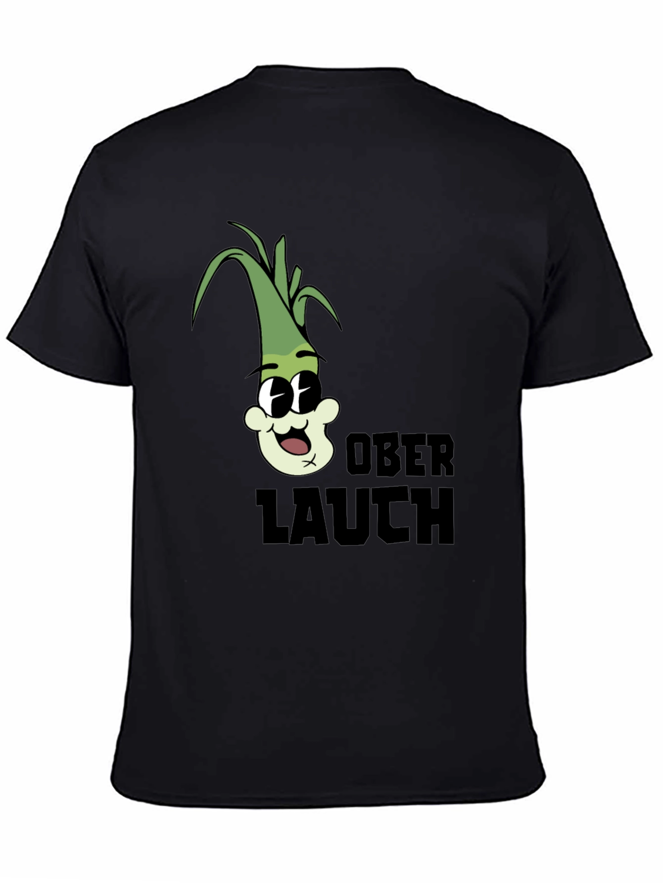 Ober Lauch Cartoon Character Graphic Tee