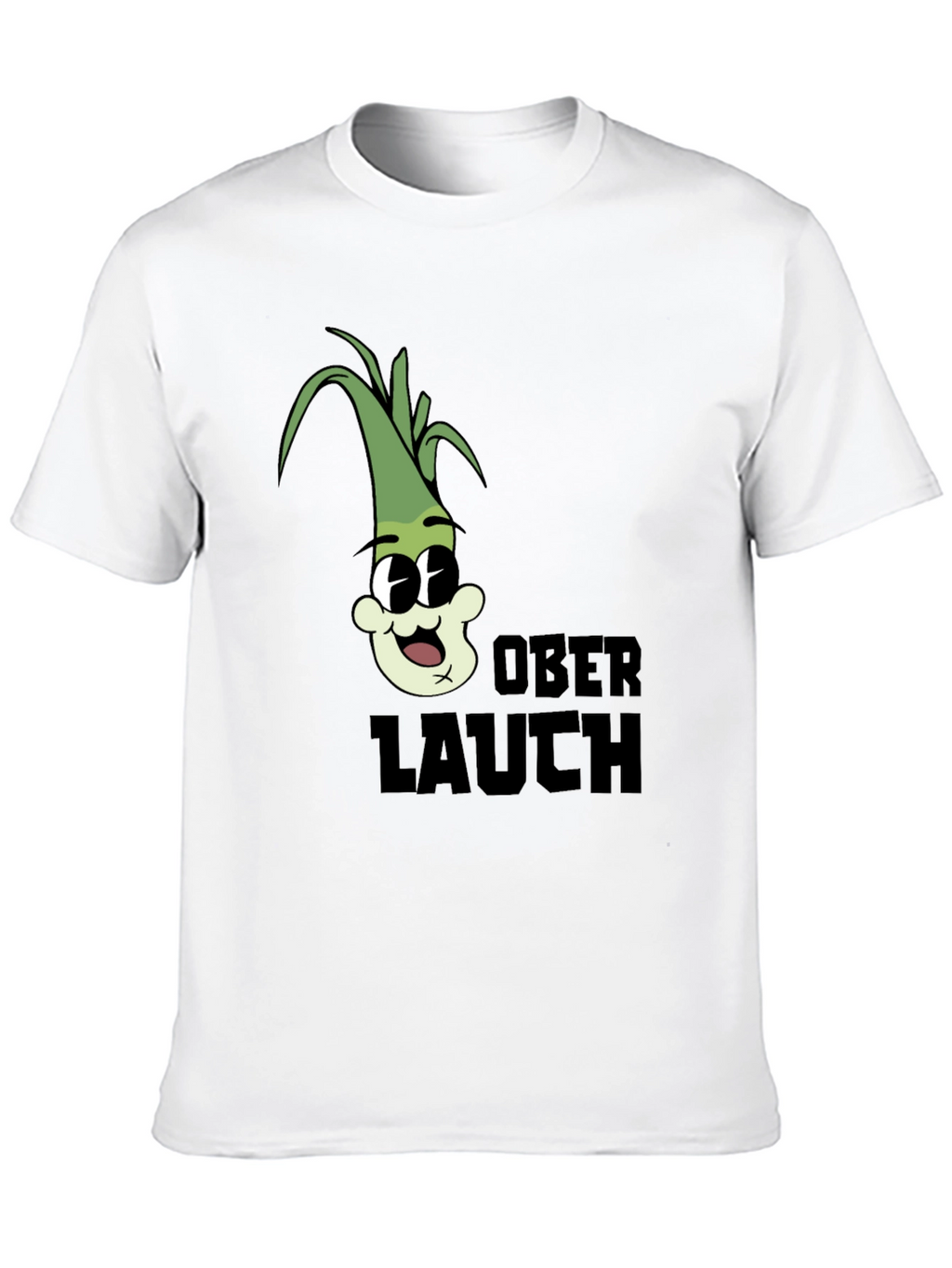 Ober Lauch Cartoon Character Graphic Tee