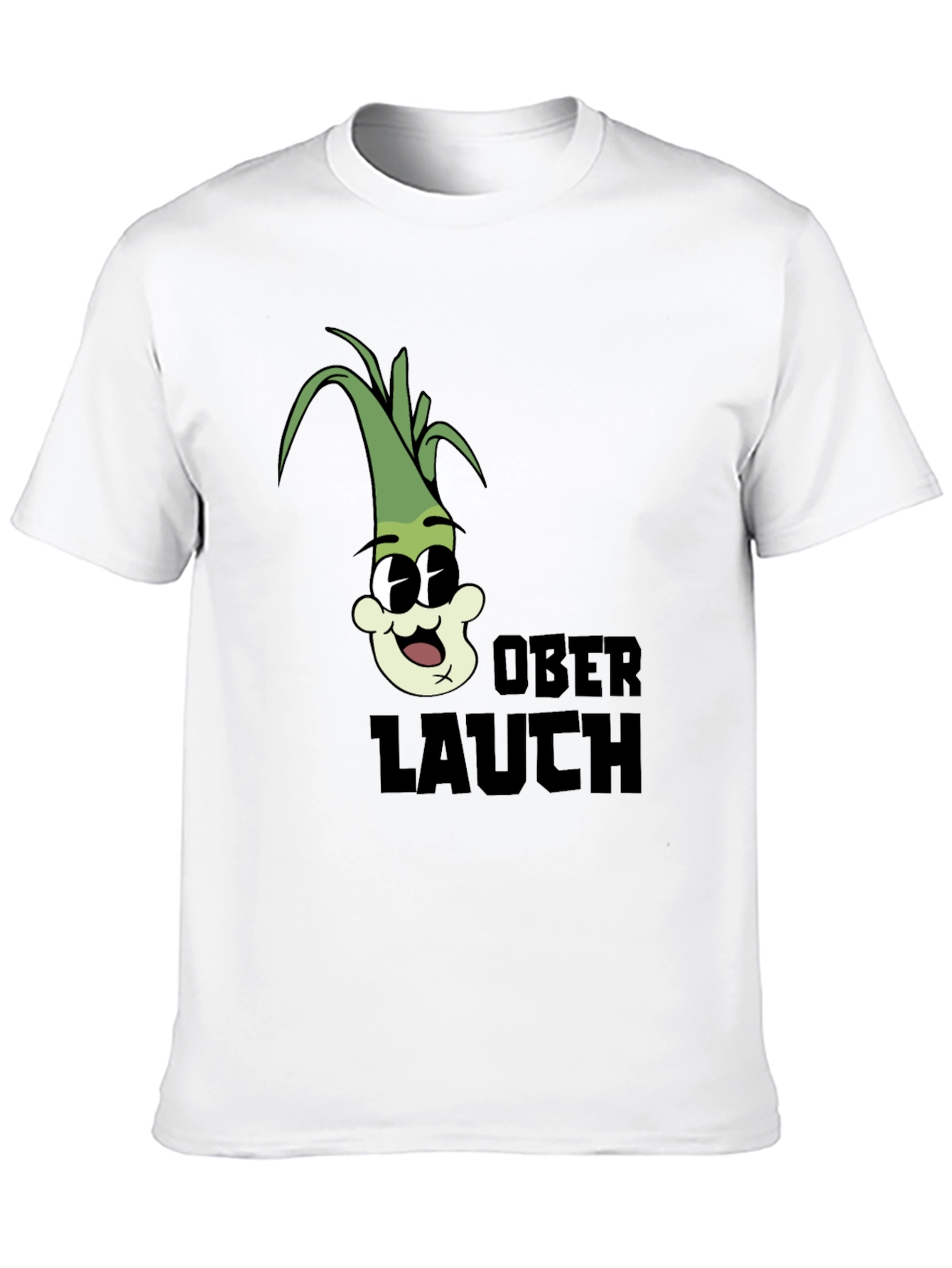 Ober Lauch Cartoon Character Graphic Tee