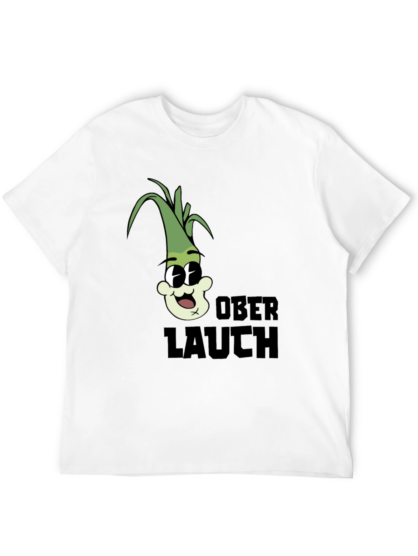 Ober Lauch Cartoon Character Graphic Tee