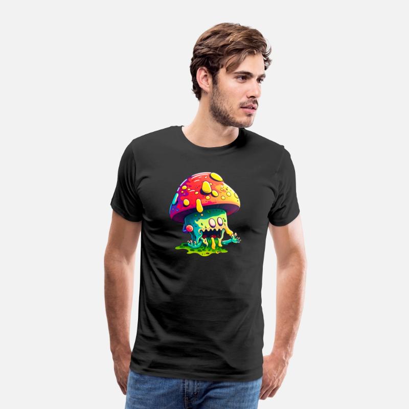 Psychedelic Dreamscape - Whimsical Mushroom Art Pr