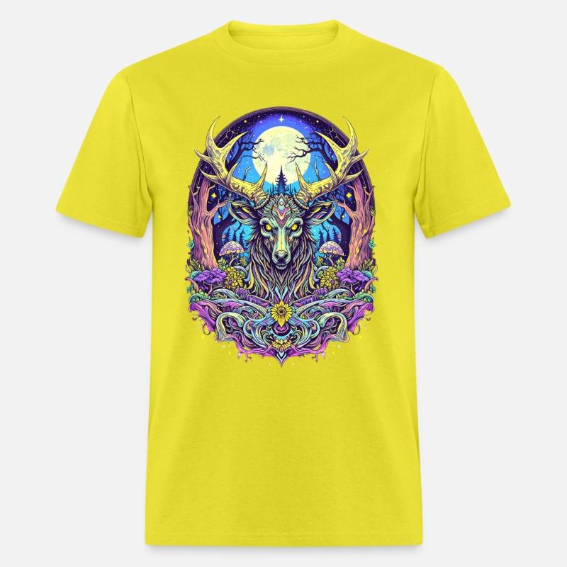 Psychedelic Forest Deer – Mystic Spirit Animal Art