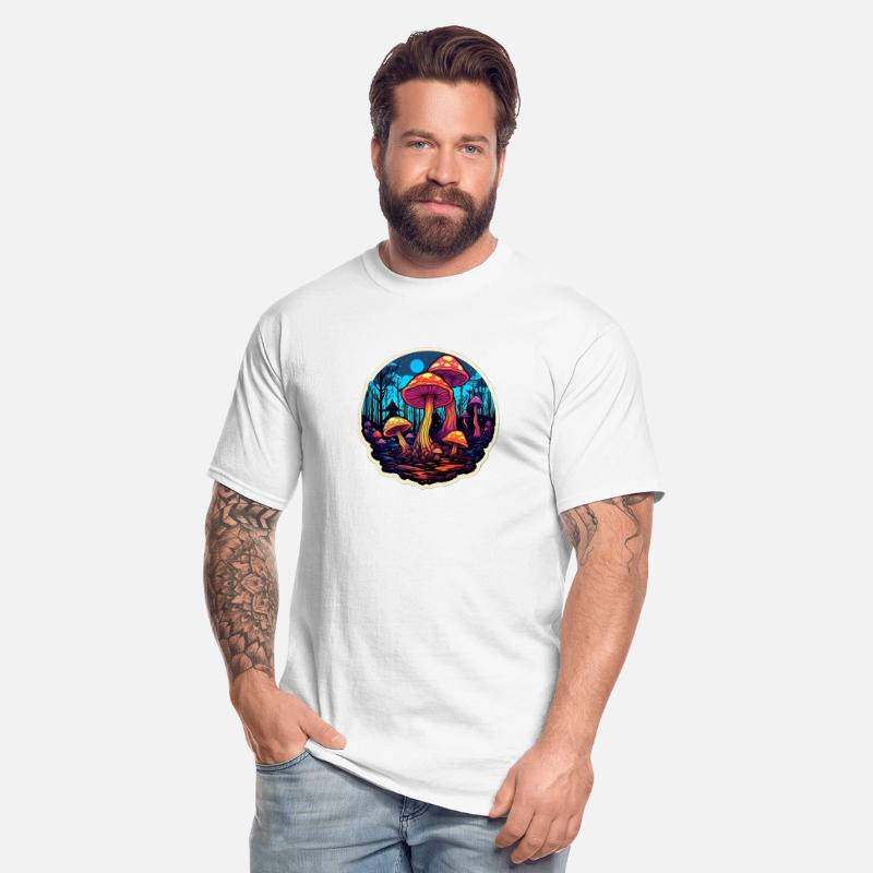Psychedelic Mushroom Forest T-Shirt
