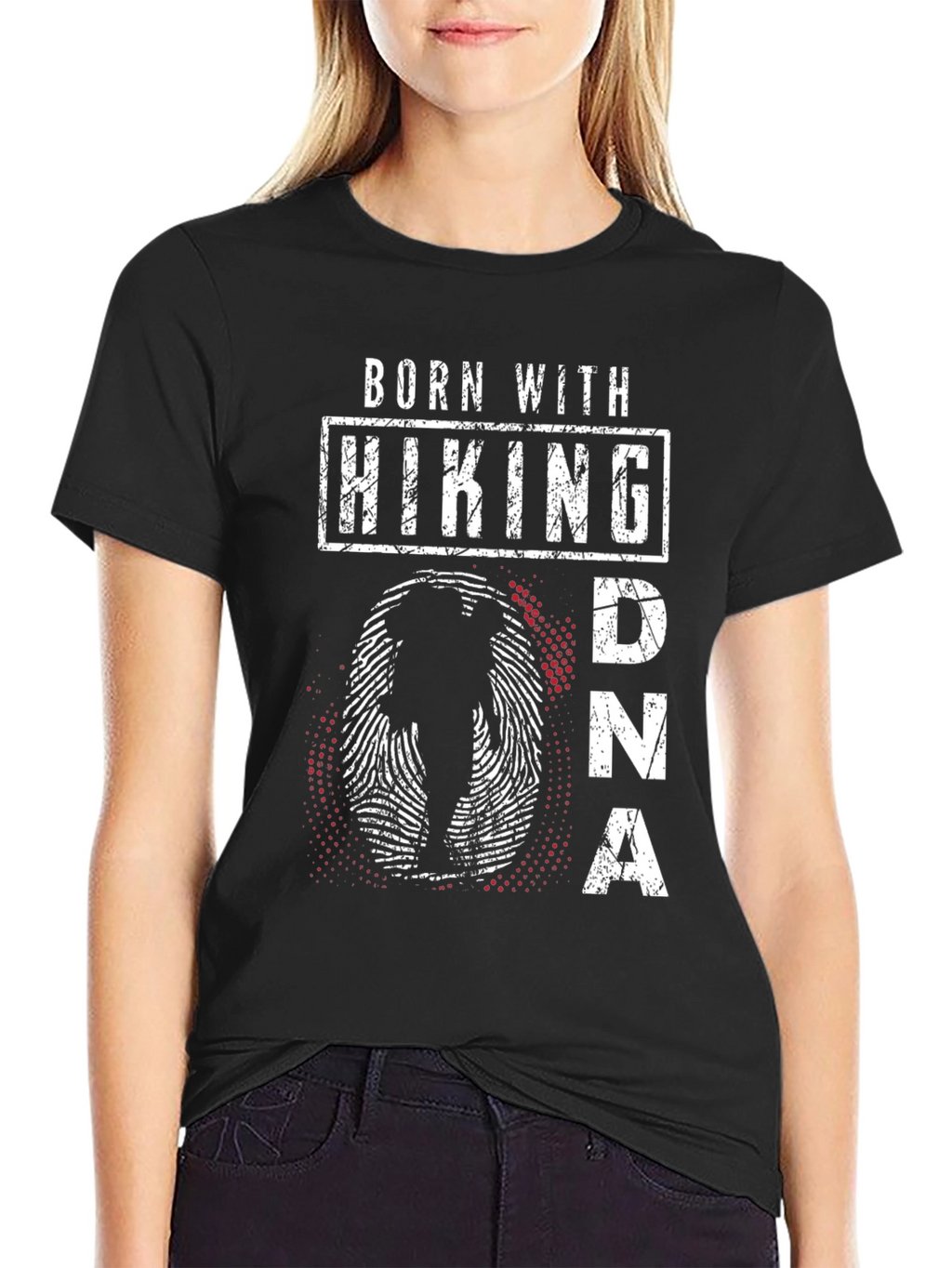 Born with Hiking DNA Tee