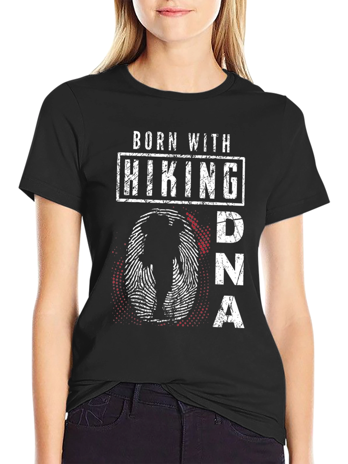 Born with Hiking DNA Tee