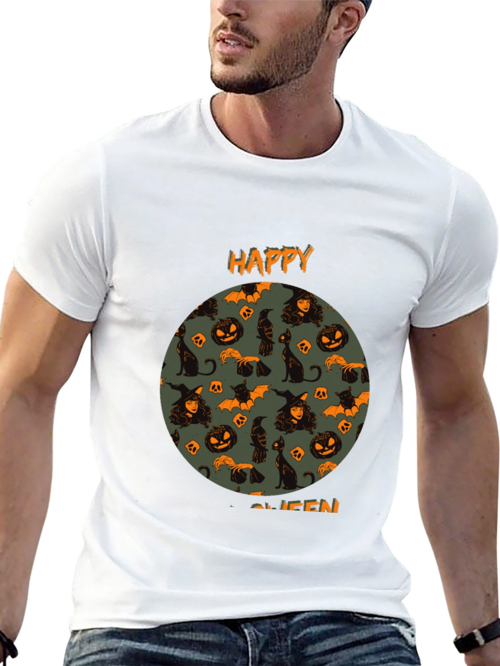 Happy Halloween Graphic T-Shirt