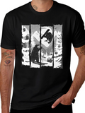 Skiing Bear Graphic T-Shirt