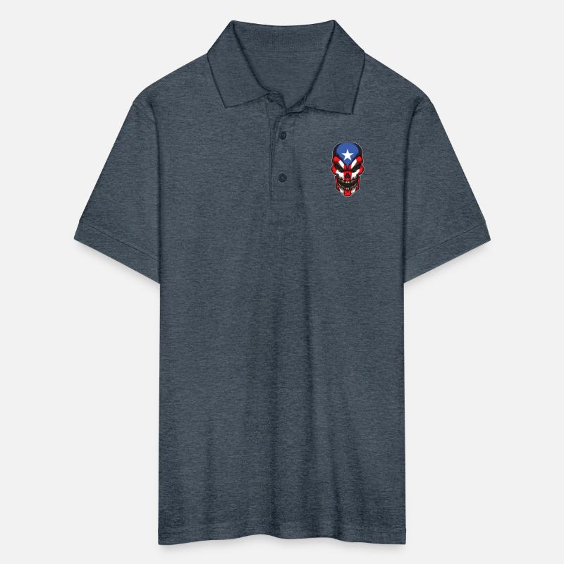 Puerto Rico Skull | Proud Boricua Flag