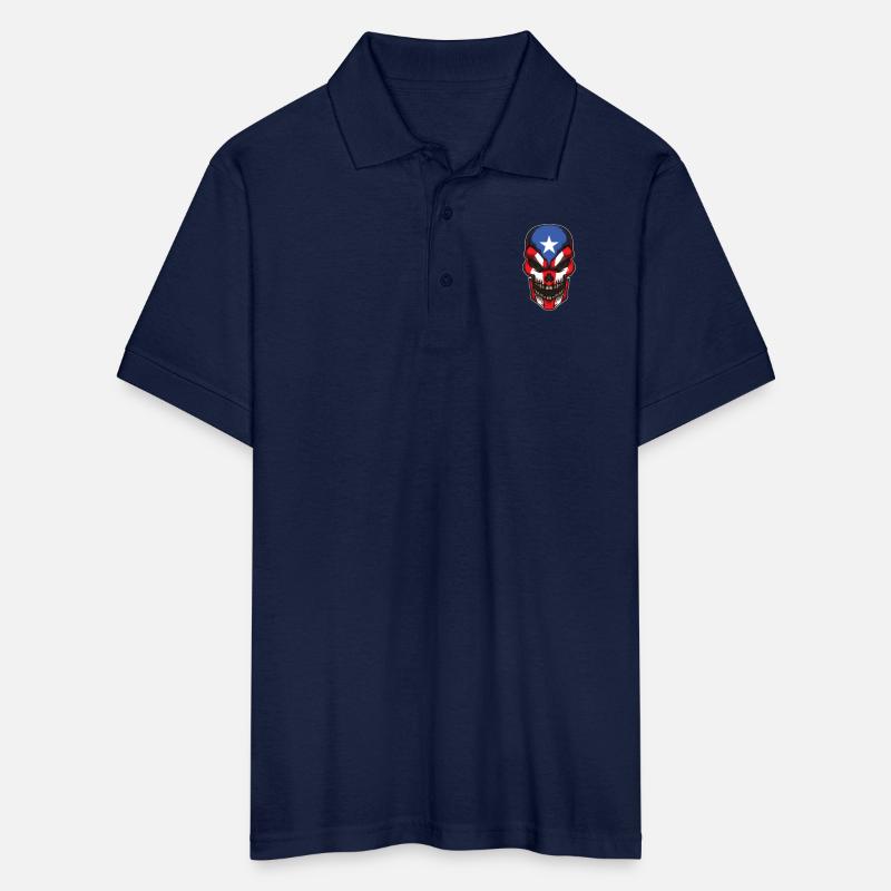 Puerto Rico Skull | Proud Boricua Flag