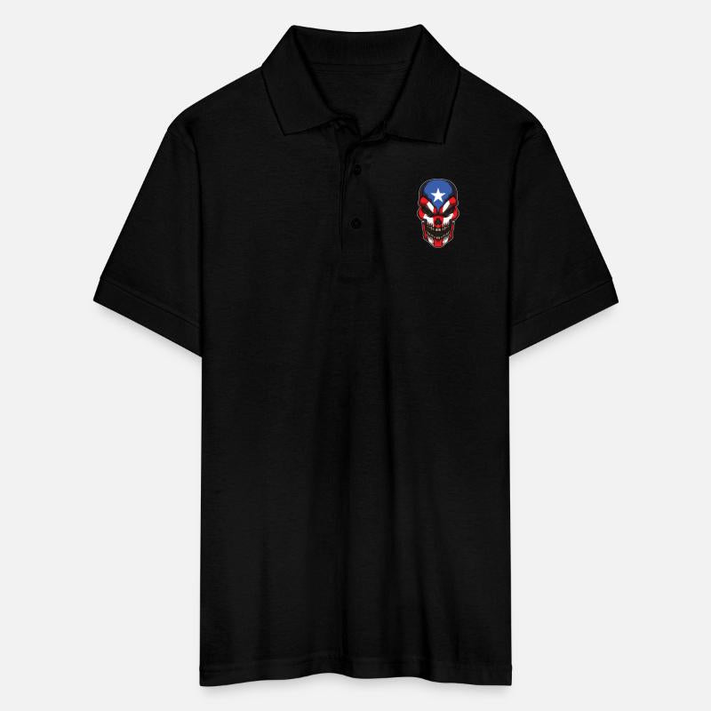 Puerto Rico Skull | Proud Boricua Flag