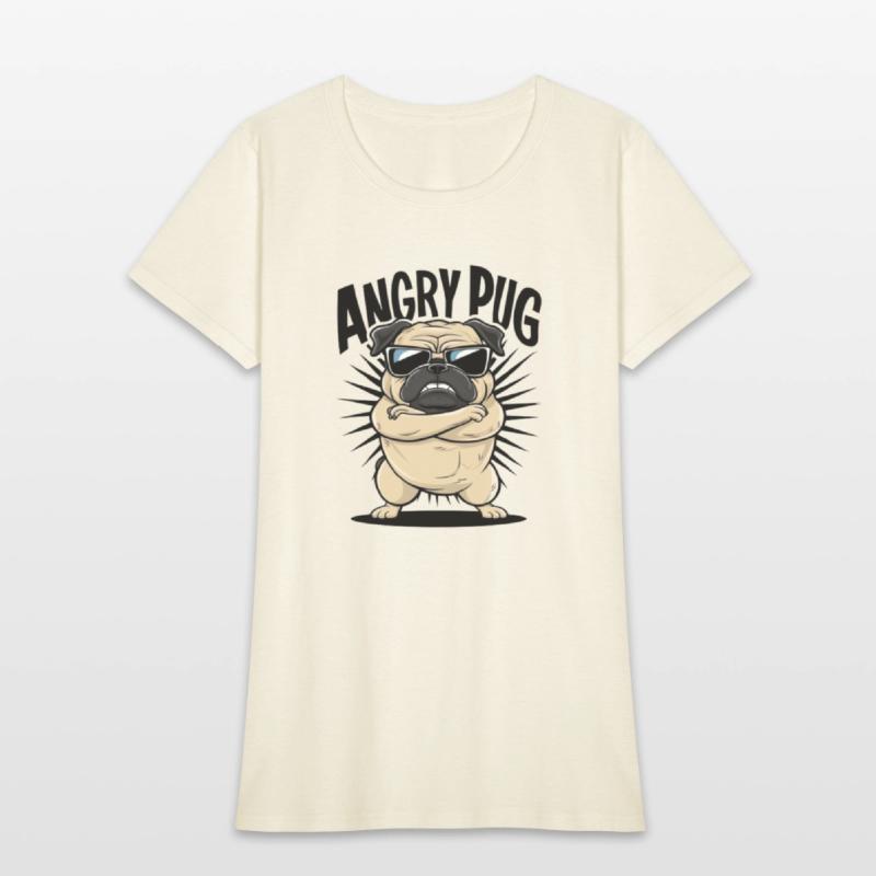 Pug angry t'shirt