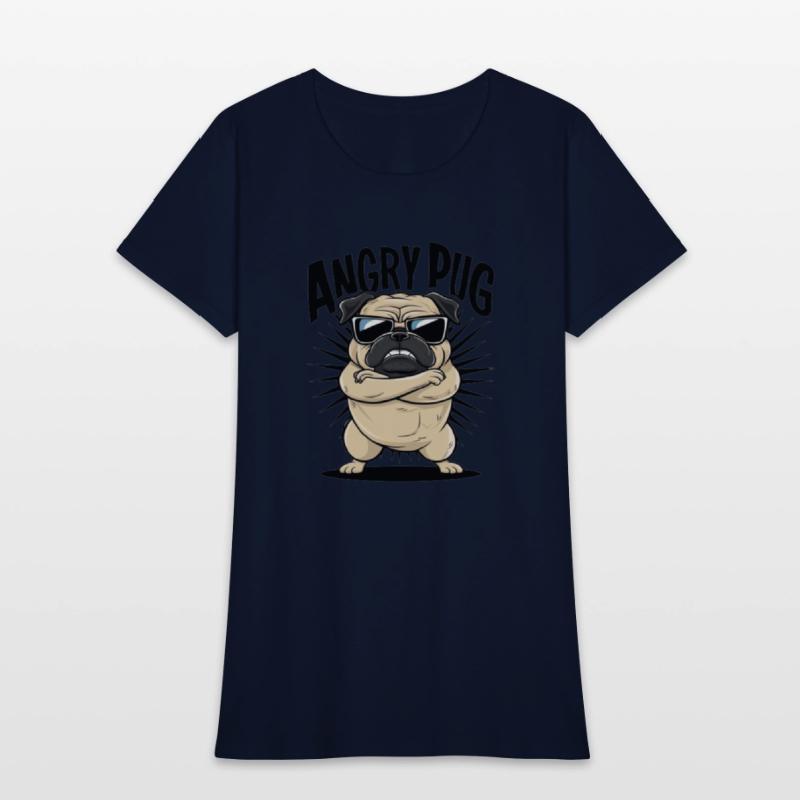 Pug angry t'shirt