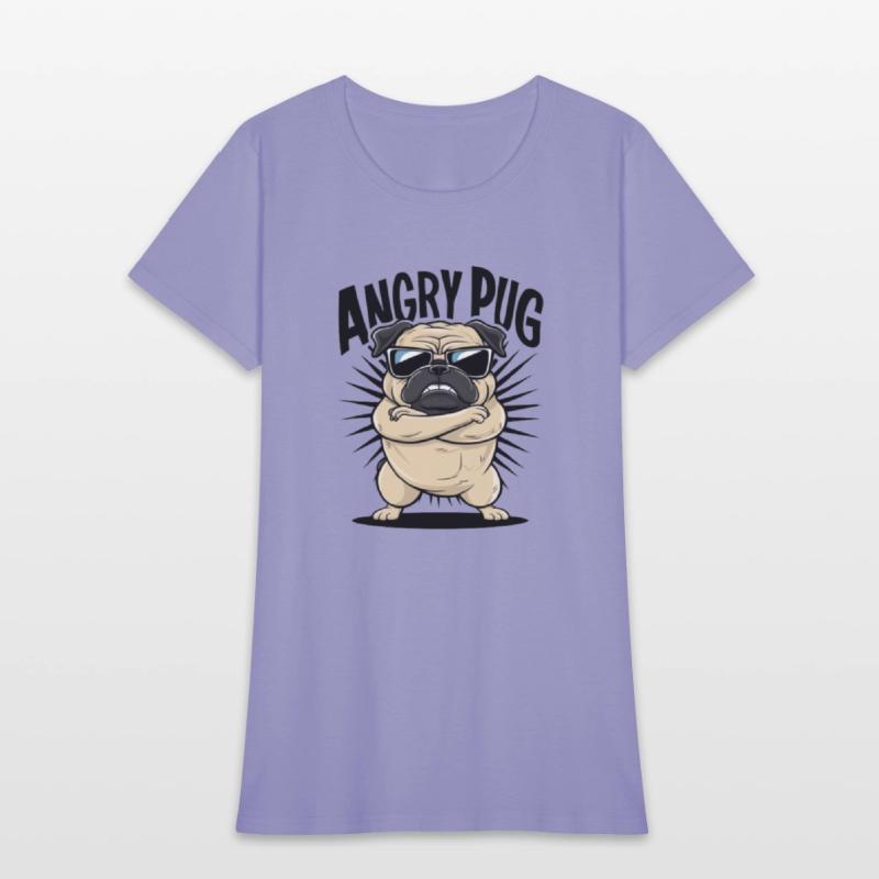 Pug angry t'shirt
