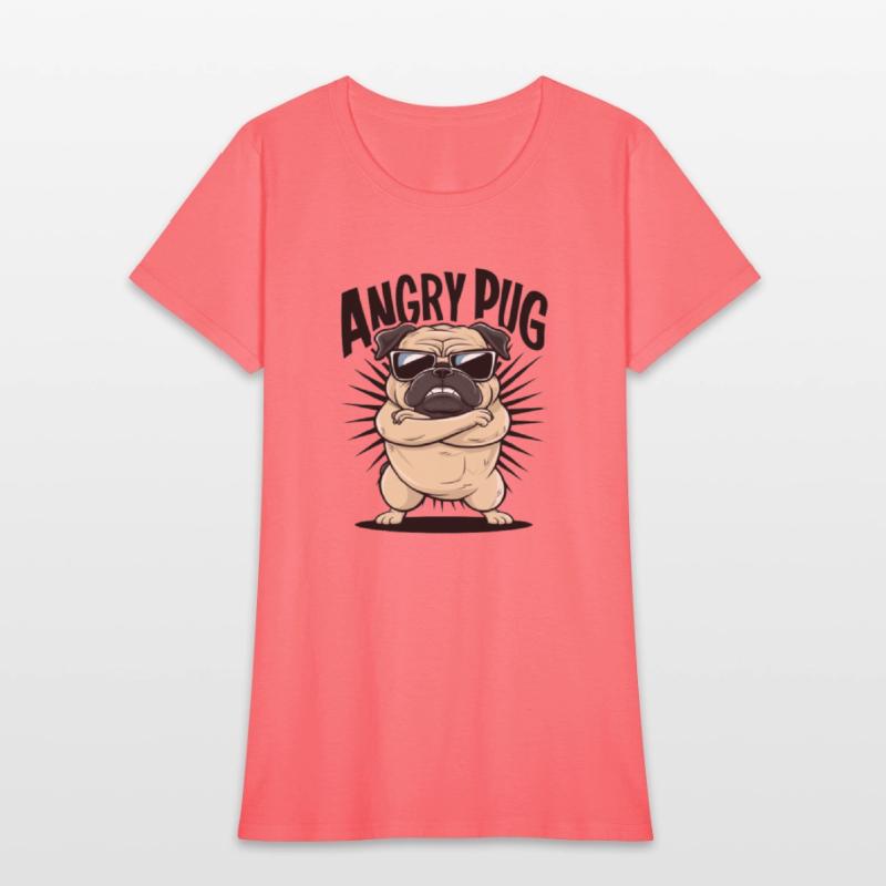 Pug angry t'shirt