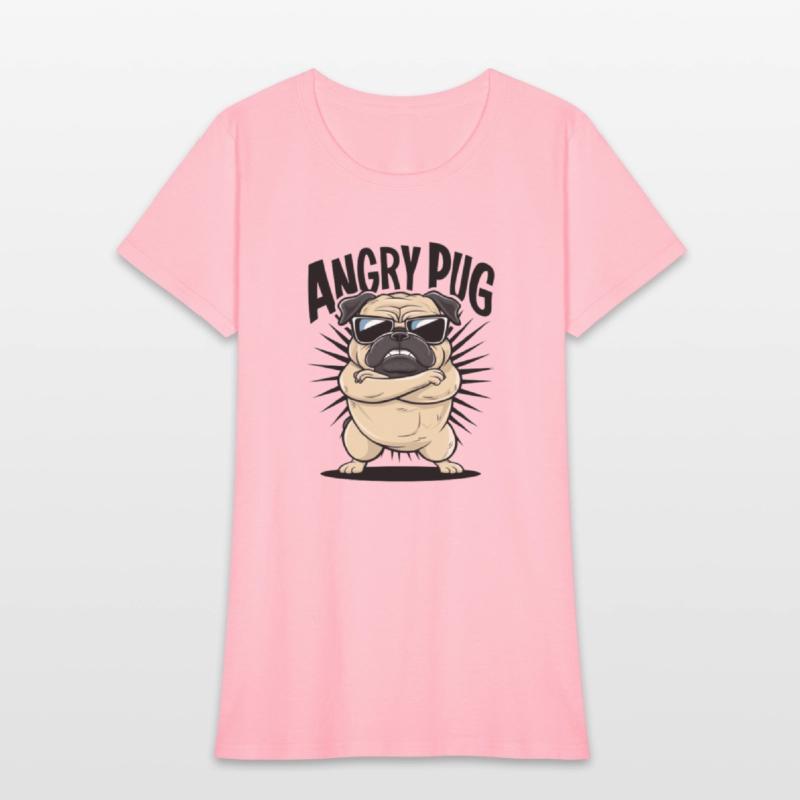 Pug angry t'shirt