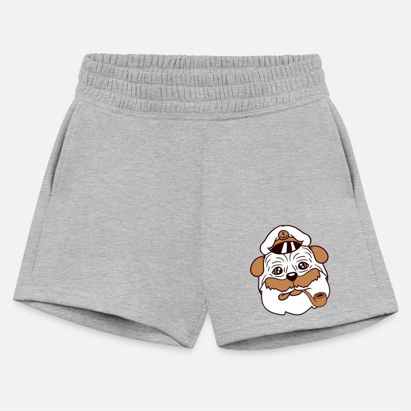 Pug Dog Captain Hat Face Funny Cute Cartoon Comic