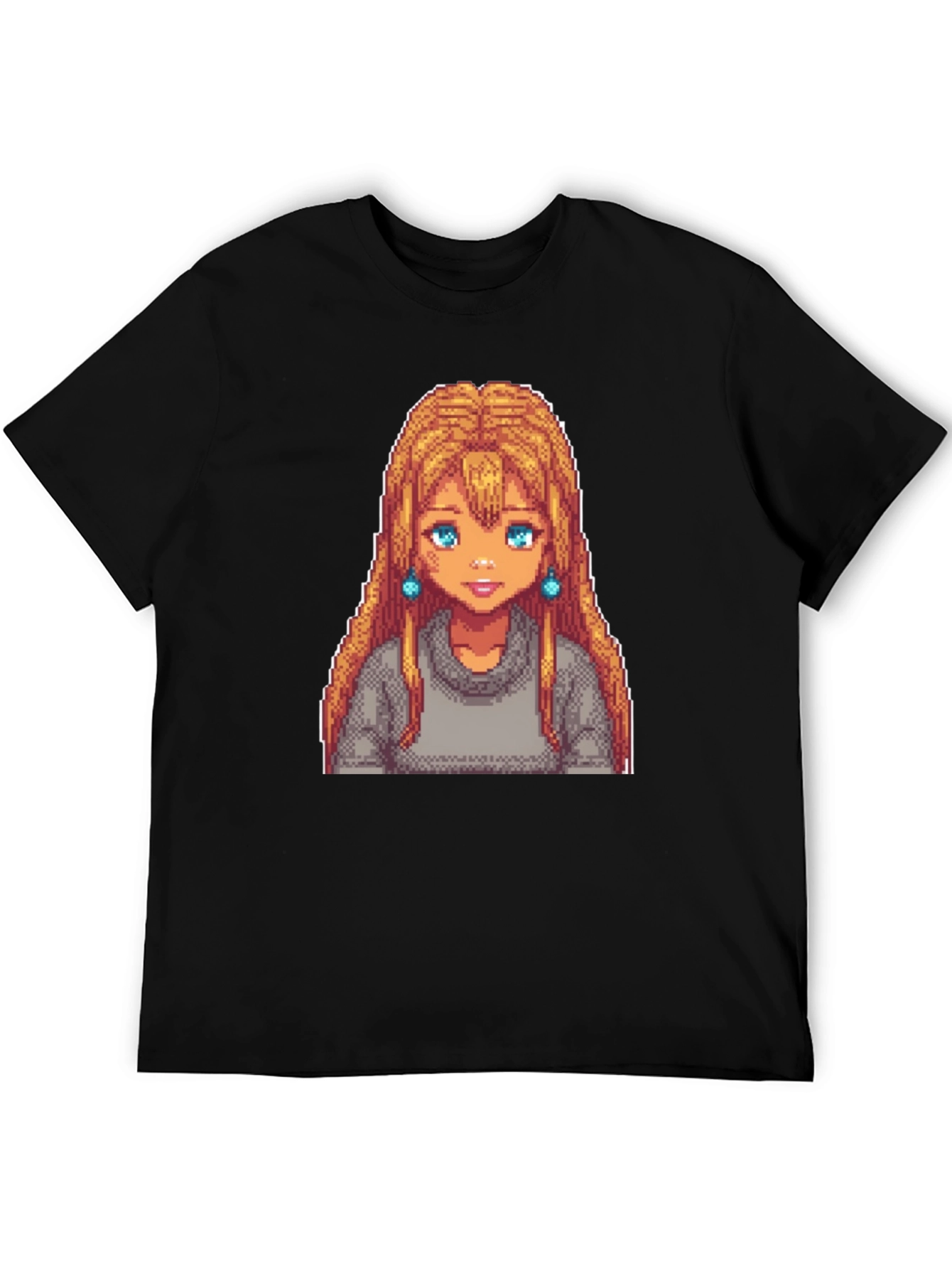 Pixel Art Girl T-Shirt - Stardew Valley Style
