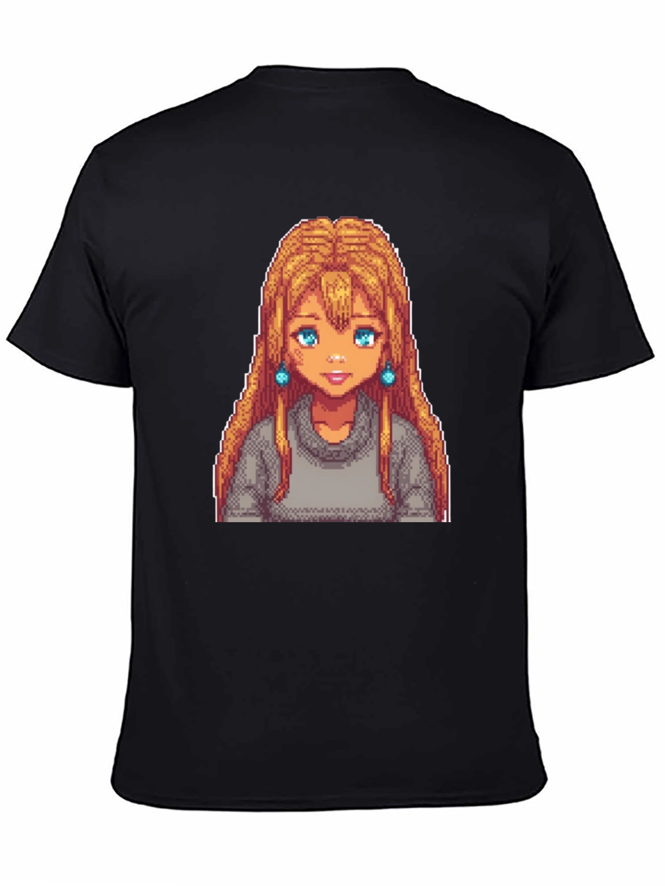 Pixel Art Girl T-Shirt - Stardew Valley Style