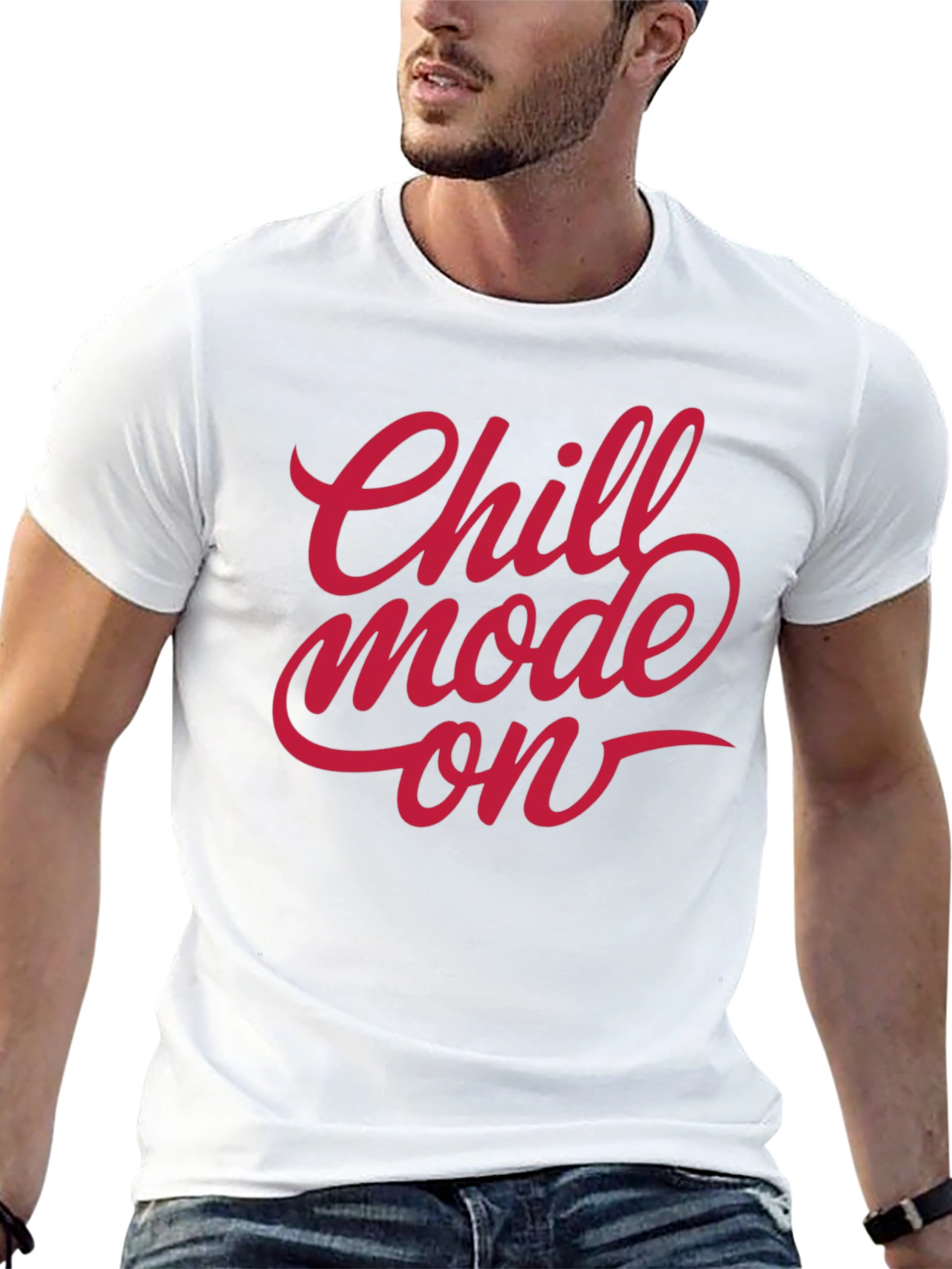 Chill Mode On Black T-Shirt