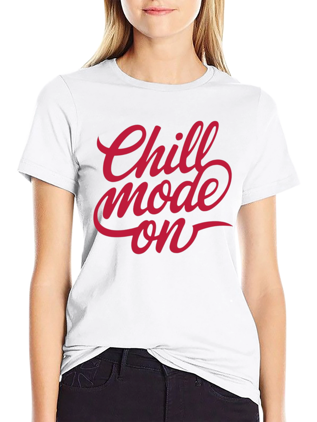 Chill Mode On Black T-Shirt