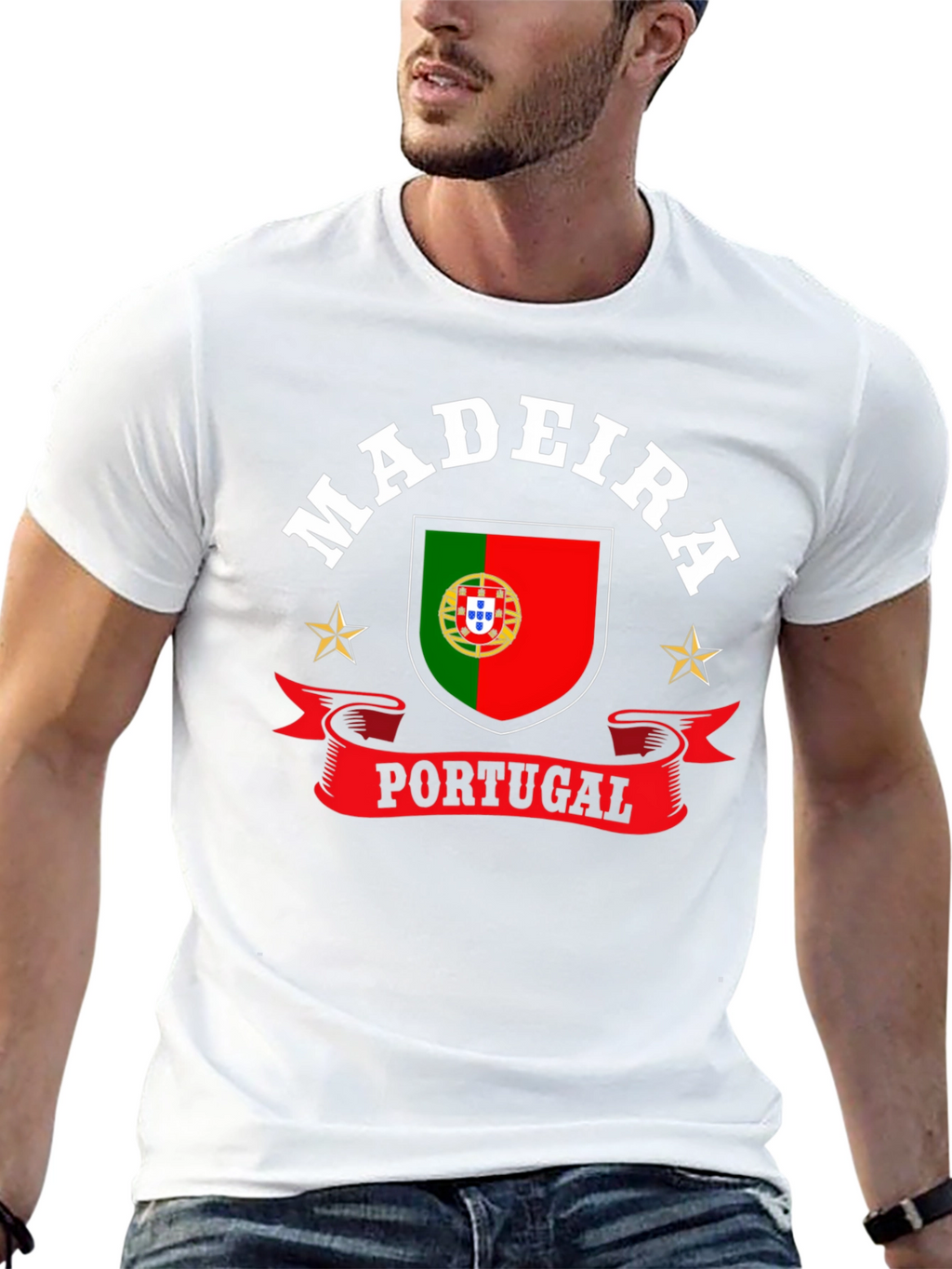 Madeira Portugal Crest Graphic Tee